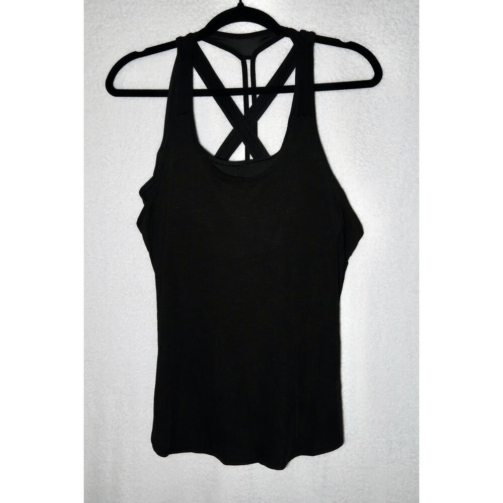 ATHLETA‎ 2 In 1 Ultimate Support Top Black Medium